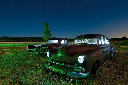 Chevys in Bowie, Texas. April 2009